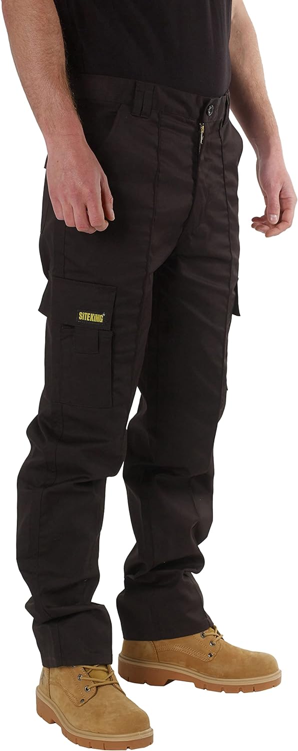 SITE KING Men's Cargo Trousers